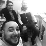 Isidora Randjelović. Koray Yılmaz-Günay, Mîran Newroz bei der Aufnahme von Folge #4 des Podcasts «Punch Up»